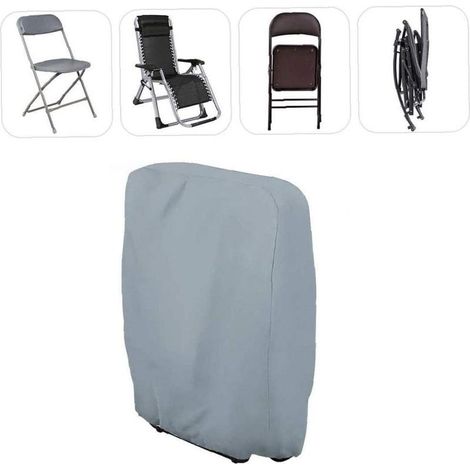 Housses de chaises pliantes, housses de chaises de jardin, imperméables et anti-poussière