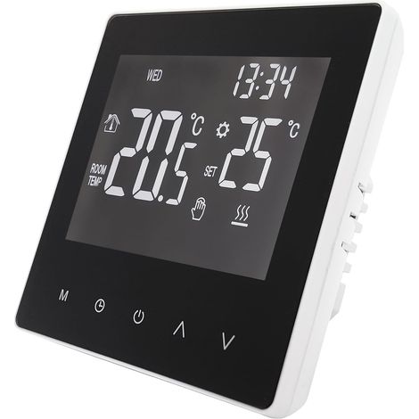 Thermostat Filaire connecté WiFi, Thermostat chaudière gaz connecté, Chauffage électrique ou Sol Chauffant (1/5)