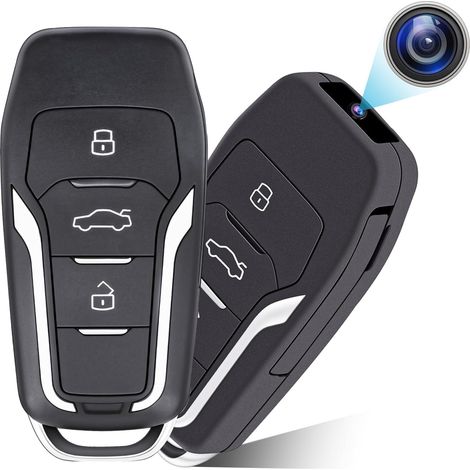 64GB Mini Caméra Clé de Voiture, Petite Caméra Vidéo HD 1080P Portable Mini Caméras de Surveillance, Miniature Caméra de Sécurité avec Détection de Mouvement pour la Maison et Le Bureau (1/5)