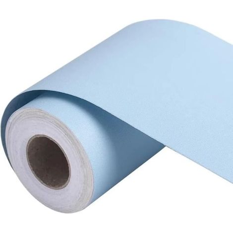 Frise Murale Adhesive - 20cm x 500cm - PVC - Bleu - Décoration Cuisine (1/4)