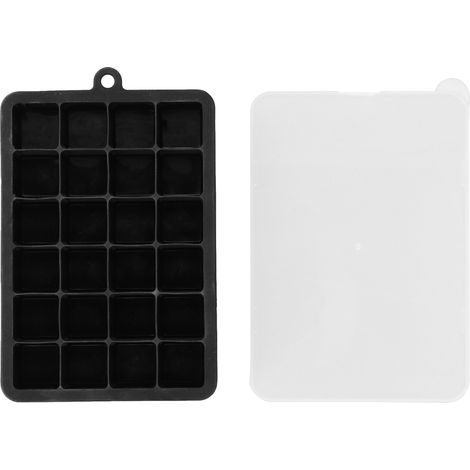 Moule à glaçons en silicone 24 cases, forme carrée DIY pour bar et cuisine, accessoire de boisson