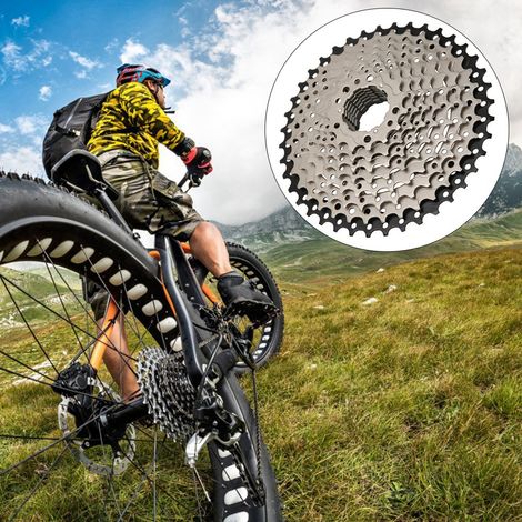 Cassette Vélo 10 Vitesses 11-40T en Acier pour VTT et Cyclisme (1/5)