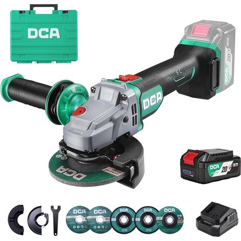 Meuleuse d'angle Sans fil Sans balai 20V, Ø125mm (1/5)