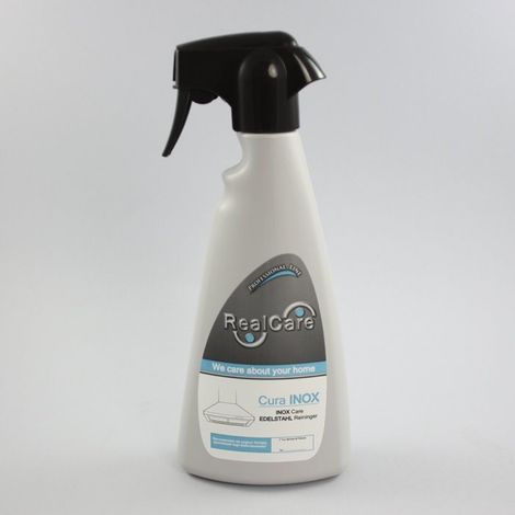 SPRAY CURA INOX ACCIAIO UNIVERSALE PIANI COTTURA CAPPA FORNO 500ML