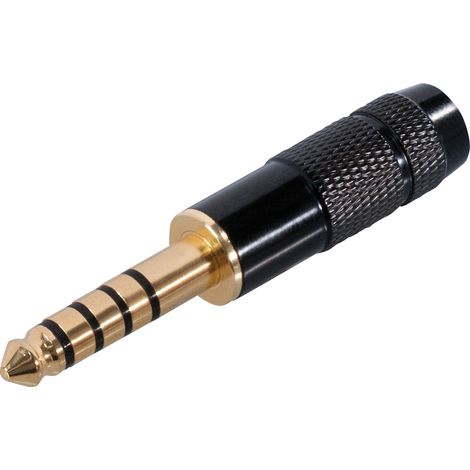 Pentaconn-Stecker geeignet für die Montage von Kopfhörerkabeln, für Kabel bis ø 6,5 mm (1/3)