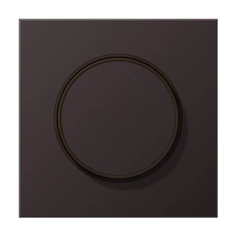 Jung Abdeckung mit Drehknopf 1fach, Aluminium lackiert, Serie LS, dark AL 1740 D