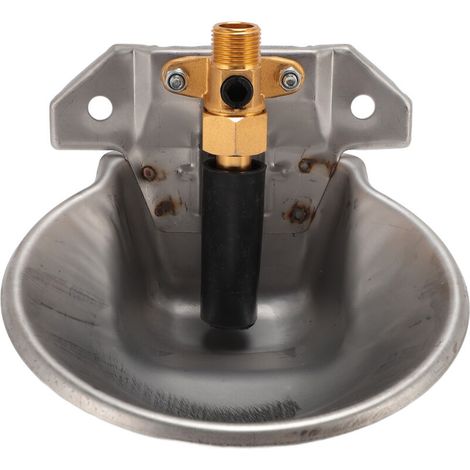 Sheep Waterer, Automatic Stainless Steel Water Bowl for Sheep, Touch Switch, Anti-Fall, Anti-Bite, Easy to Clean, Water Dispenser for Farms (1/5)