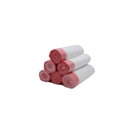 120 Pcs Sac Poubelle Transparent de 45cm50cm avec Cordon de Serrage (1/5)