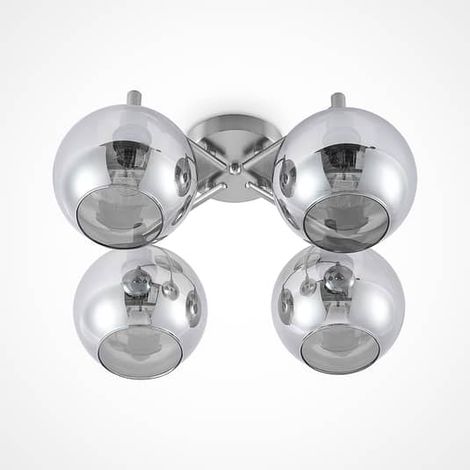 [NEUWERTIG] B-Ware Lindby Brendan Deckenlampe Hängelampe Lampe Leuchte Licht Nickel 4 Flammig E14