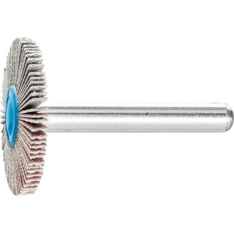 PFERD TOOLS Korund Fächerschleifer F Ø 30x3 mm Schaft-Ø 6 mm A180 für Feinschliff und Finish 10 Stk (1/5)