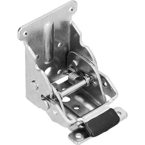 Charnière à 90°, autobloquante, support de pied de table pliable en alliage d'aluminium, accessoires de mobilier
