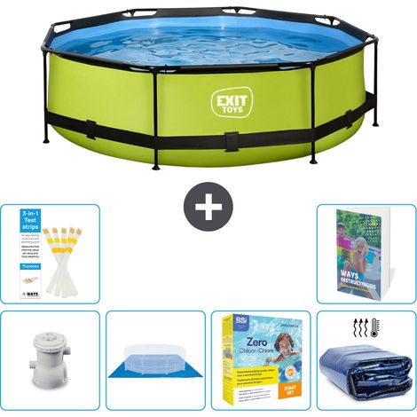 Exit Pool Rund - 300x76 cm - 7-teilig S245