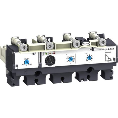 Déclencheur Micrologic SCHNEIDER 2.2 AB 240A 4P4D Pour Disjoncteur NSX250 - LV434554