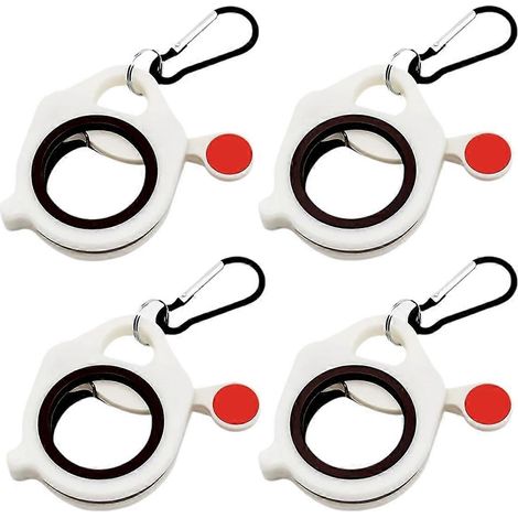 Organisateur de serre-câbles phosphorescents, solution robuste et efficace (lot de 4) (1/5)
