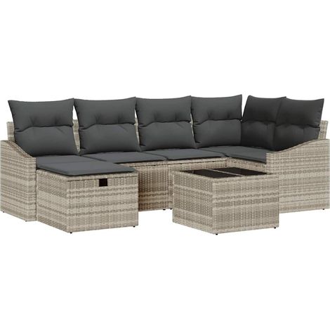 Maison Exclusive - Set di divani 6 pz polyrattan (1/5)