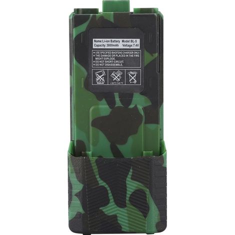 Batterie Li-ion - 7 4 V - 3800 Maha - Pour Talkie-walkie Baofeng UV-5R Et Series Compatibles - 1 Unite (1/5)