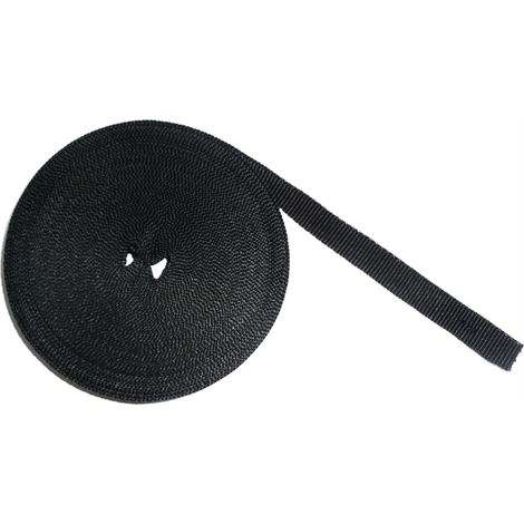 Walraven Bande à clous en tissu PP rouleau 15x0,9 15m noir