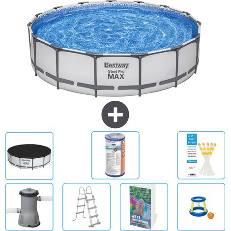 Bestway Steel Pro MAX Rund - 457x122 cm - 8-teilig  S541 (1/4)