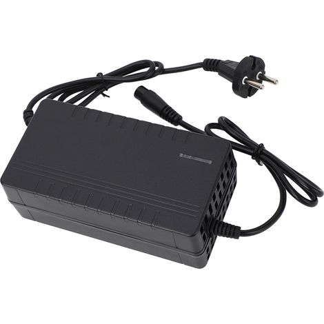 Chargeur de batterie lithium pour trottinette électrique M4 10 pouces (54,6 V CC, 2 A) avec bonne dissipation thermique et prise européenne. (1/5)