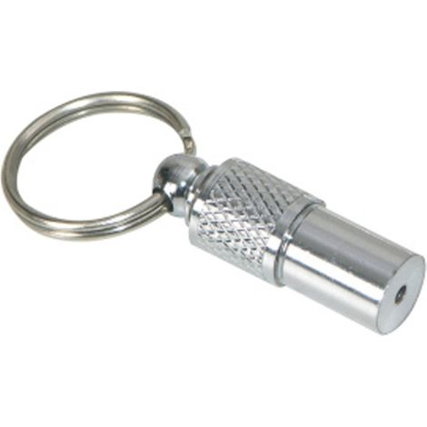 Tube Porte Nom en Métal "Chat & Chien" 3cm Argent (1/2)
