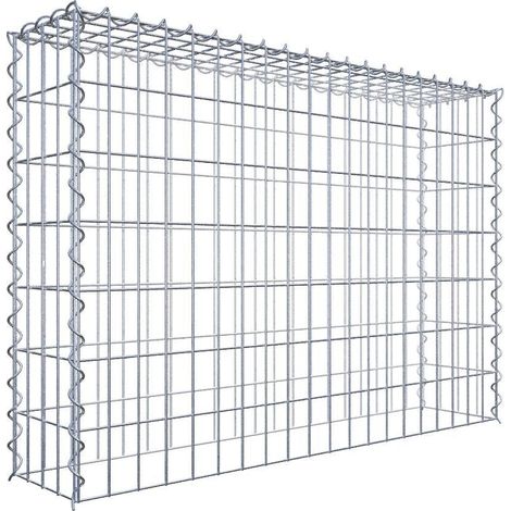 Gabiondeco - Gabion - Element de prolongation en hauteur 100 cm x 70 cm x 20 cm (L x H x P). maille 5 x 10 cm. Spirale. Attention : il manque une grille - Made in Ger... (1/5)