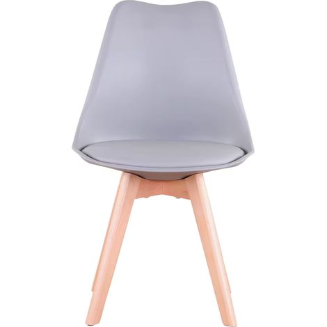 Silla elegante con forma ergonómica, silla funcional, silla de oficina, silla de salón, silla de conferencias, silla de recepción (solo con 4 sillas) (1/5)