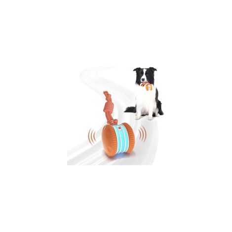 Interaktives Hundespielzeug, elektrisch betriebenes, automatisch bewegliches und rollendes Hundespielzeug mit Seil für kleine, mittlere und große Hunde, bewegungsaktiviertes Spielzeug zur Beschäftigun