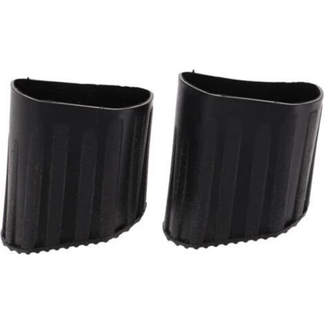 Set of 4 Anti-Slip Rubber Foot Pads for Telescopic Ladder and Herringbone Ladder, Floor Protection, Easy to Install, Black Foot Covers (1/5)