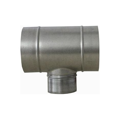 Té Galva 125 mm Reduzierung 80 mm