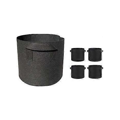 Sac de Plantation de Jardin, Sacs Plantes Sac de Culture Bac Potager 7 Gallon Sacs de Plantation en Tissu Non Tiss Sac Vegetaux Jardin pour Pommes de (1/5)