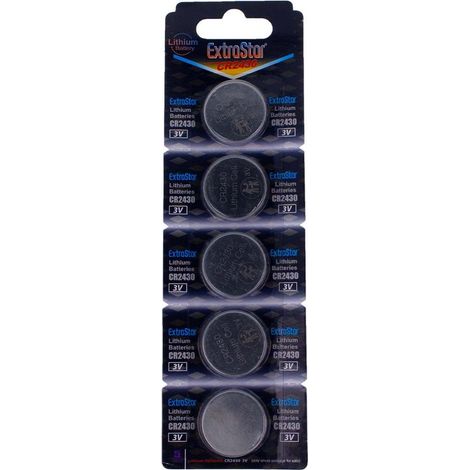 Pile bouton au lithium CR2430 3V pour calculatrices tA lA commandA es (1/2)