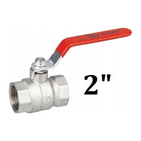 Maniglia per valvola a sfera WW con premistoppa AQUER da 2 pollici (1/2)