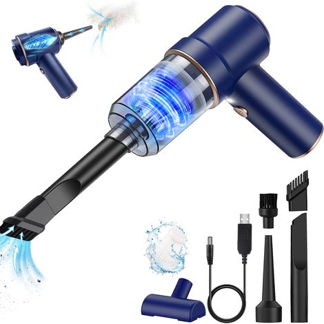 Aspirateur a Main sans Fil pour Voiture,45W 3600mA Puissant Mini Aspirateur,Aspirateur Main avec LumièRe LED &Filtre Hepa Lavable,Aspirateurs à Main Adapté Aux Poils d'animau, Maison, Bureau (1/3)