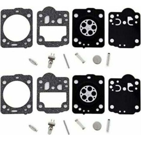 Ensemble de 2 membranes de carburateur avec tuyau pour tronçonneuses Husqvarna 235, 236, 240, remplaçant Zama RB-149, C1T-EL41A, C1T-W33, C1T-W33A, C1T-W33B et C1T-W33C. (1/3)