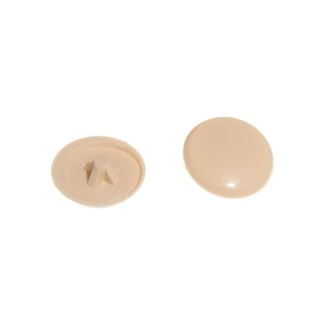 One Stop DIY Lot de 24 bouchons à vis pour vis cruciformes Pozi Beige
