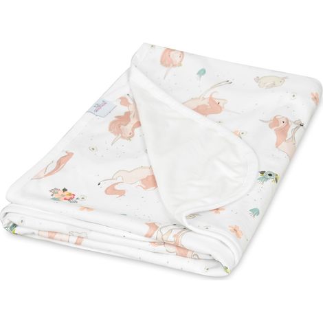 BAMBOO Couverture en bambou - double face en boîte 75x100 (1/5)