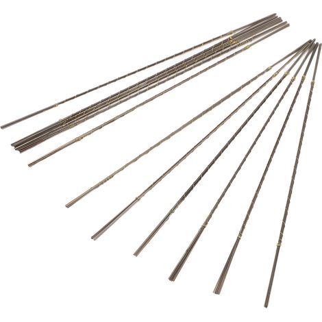 144 lames de scie à chantourner hélicoïdales haute dureté, outils de coupe de métaux avec dents hélicoïdales 7/0 (1/5)