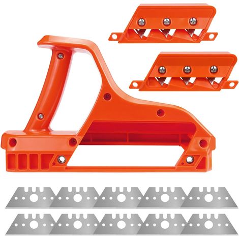 Coupeur rapide pour plaques de plâtre, raboteuse manuelle pour plaques de plâtre, coupe-biseau pour plaques de plâtre, coupe-bordure pour plaques de plâtre avec outils manuels à 45° et 60° (1/5)