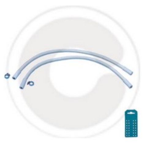 tuyau de gaz mA thane avec raccord 2 mtl 10 bar, section 13x20 mm