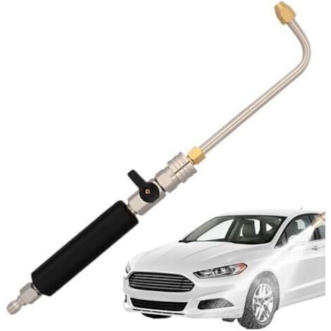 Lance à Pression pour Tuyau d'Arrosage,Nettoyeur Haute Conduites d'Eau Pulvérisateur Laveur Multifonction Portable Pour Nettoyage De Gouttières, Patio, Clôture, Lavage Voitur 1/4 Insert Rapide -