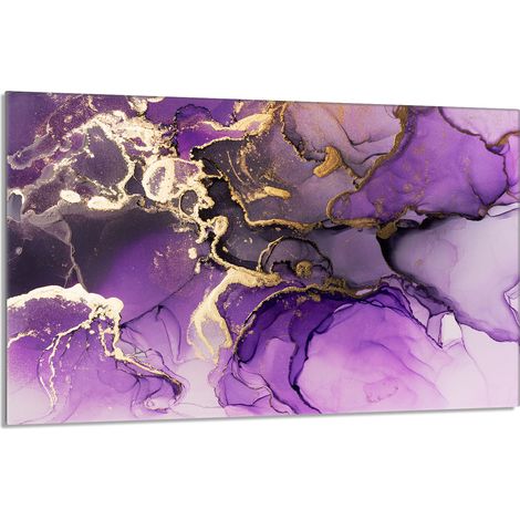 Glasschutzplatte für den Herd 80x52 Lila (1/5)