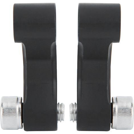 Lot de 2 adaptateurs d'extension de rétroviseur pour moto, compatibles avec R 1200GS LC 2013-2018, noir (1/5)