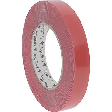 Ruban de fixation acrylique double face Ar-Men. transparent. largeur 19 mm. épaisseur 1 mm. longueur 10 m - GROUPE SCAPA FRANCE