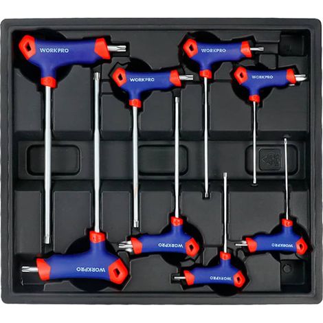 Clés Torx à poignée en T, T10-T50, jeu de 8 pièces (1/4)
