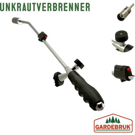 Butane gas weed burner cordless with piezo ignition