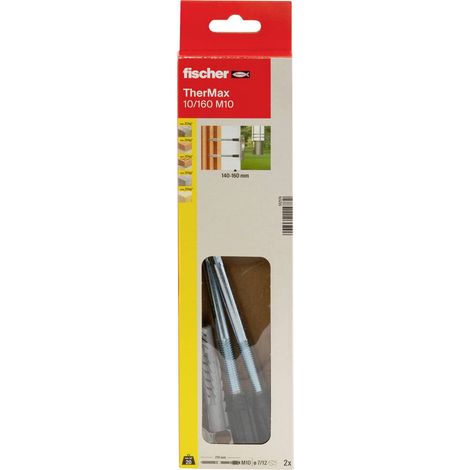 Fischer 2x sistema di montaggio Thermax 10/160 M10 B - 512174 (1/5)