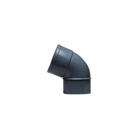 Coude rigide en PVC gris Homme-femme - 32 - a 67º