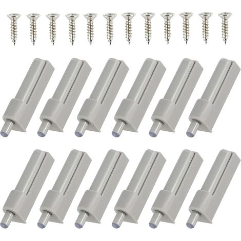 12 pcs Ralentisseur De Porte,Amortisseur de Porte de Cuisine,Amortisseurs de Fermeture d'Armoire,Amortisseur Placards à Monter pour Fermeture Amortie (1/5)