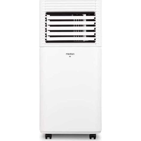 Climatizador móvil monobloc MEDION Life P701 MD 37672 7000 BTU WiFi blanco kit de ventana 25 m²