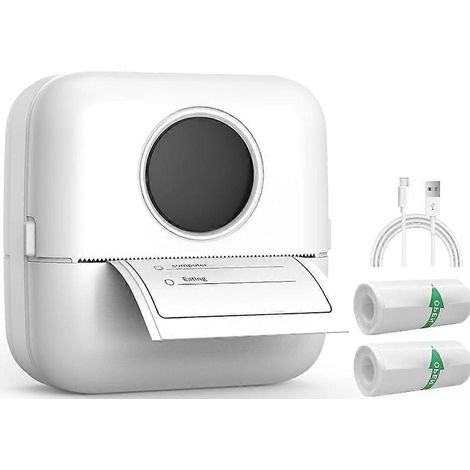 Mini X5 Bluetooth-Thermodrucker, tragbarer, taschengroßer, tintenloser Aufkleberdrucker, ideal für Studium, Notizen, Fotos und Zahlungsterminals. (1/5)